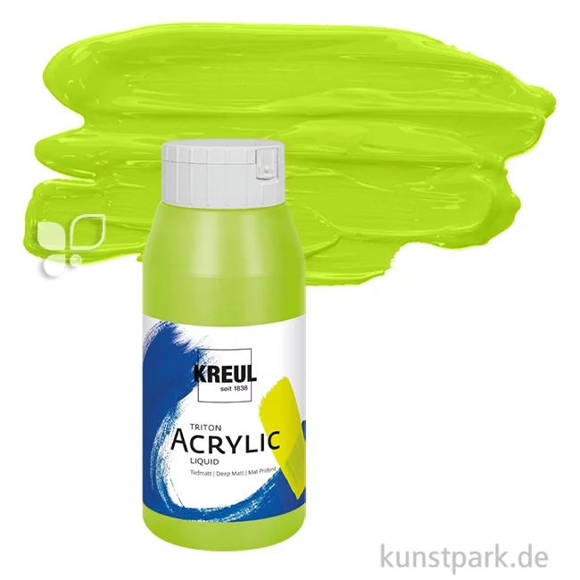 Artikelbild 1 des Artikels “KREUL TRITON Acrylfarben 750 ml Flasche | 64 Fluoreszierend Grün“