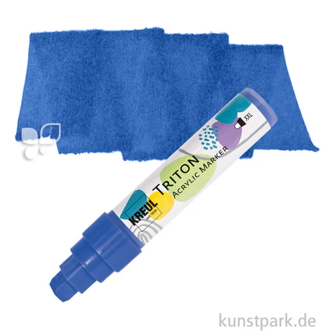 Artikelbild 1 des Artikels “KREUL TRITON Acrylic Marker, 15 mm Einzelfarbe | Ultramarinblau“