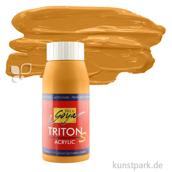 Artikelbild 1 des Artikels “Solo Goya TRITON S - Acrylfarbe mit Glanzeffekt, 750 ml Flasche | Brillantocker hell“