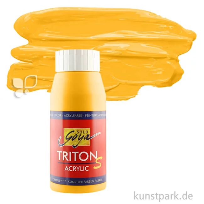 Artikelbild 1 des Artikels “Solo Goya TRITON S - Acrylfarbe mit Glanzeffekt, 750 ml Flasche | Maisgelb“