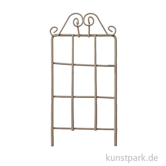 Artikelbild 1 des Artikels “Mini Spalier aus Metall, 12,5x6 cm Rost“