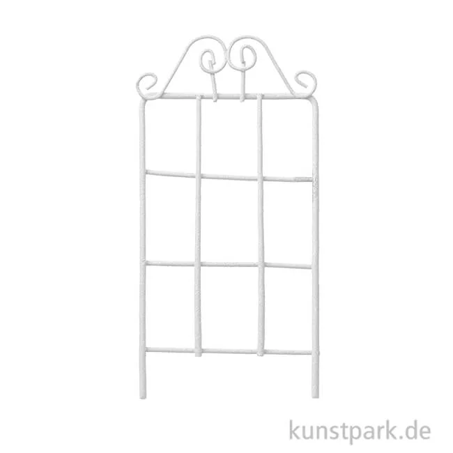 Artikelbild 1 des Artikels “Mini Spalier aus Metall, 12,5x6 cm Weiß“