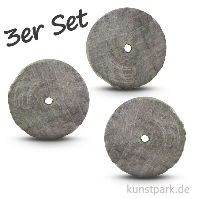 Artikelbild 1 des Artikels “Speckstein Anhänger - Donut, 3-er Set “