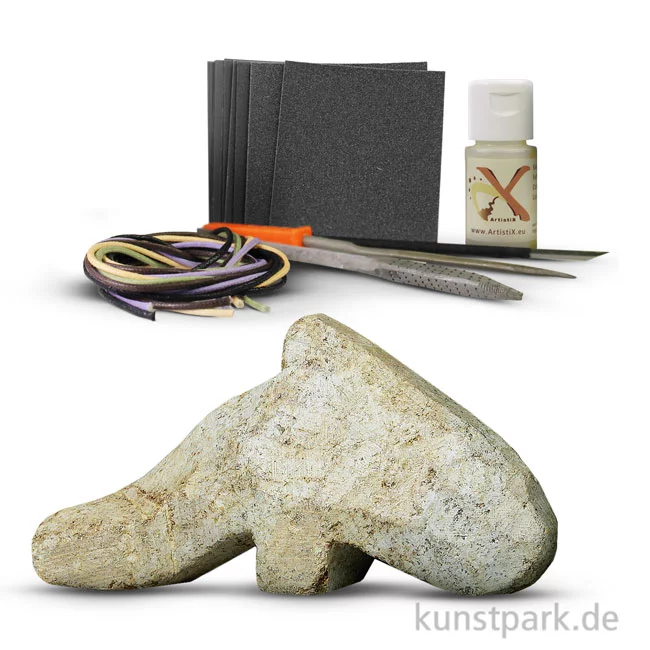 Artikelbild 1 des Artikels “Speckstein Set - Delphin mit Zubehör “