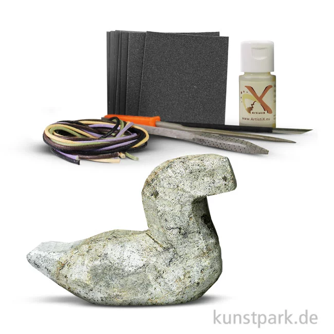 Artikelbild 1 des Artikels “Speckstein Set - Ente mit Zubehör “