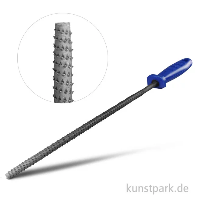 Artikelbild 1 des Artikels “Specksteinraspel - Katzenschwanz mit Kunststoffgriff, 25 cm “