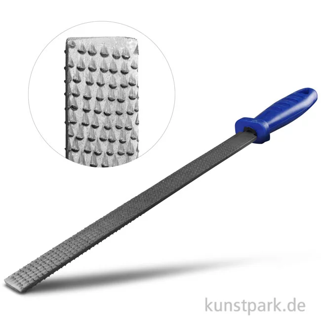 Artikelbild 1 des Artikels “Specksteinraspel - Rechteckig mit Kunststoffgriff, 25 cm “