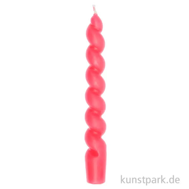 Artikelbild 1 des Artikels “Spiralkerze - Neon Pink, Höhe 18,5 cm “