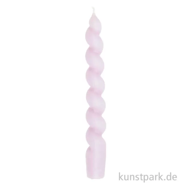 Artikelbild 1 des Artikels “Spiralkerze - Soft Flieder, Höhe 18,5 cm “