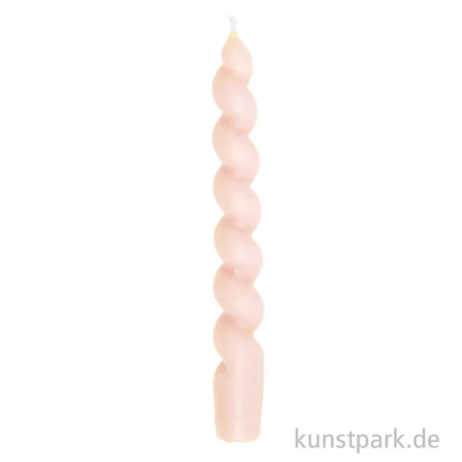 Artikelbild 1 des Artikels “Spiralkerze - Soft Rosa, Höhe 18,5 cm “