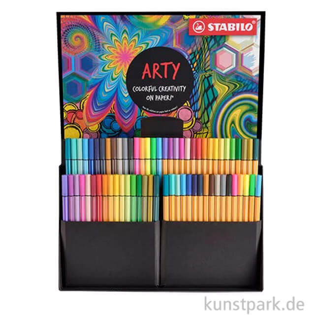 Artikelbild 1 des Artikels “STABILO ARTY Kreativ Set - Fineliner + Filzstifte, 68-teilig “