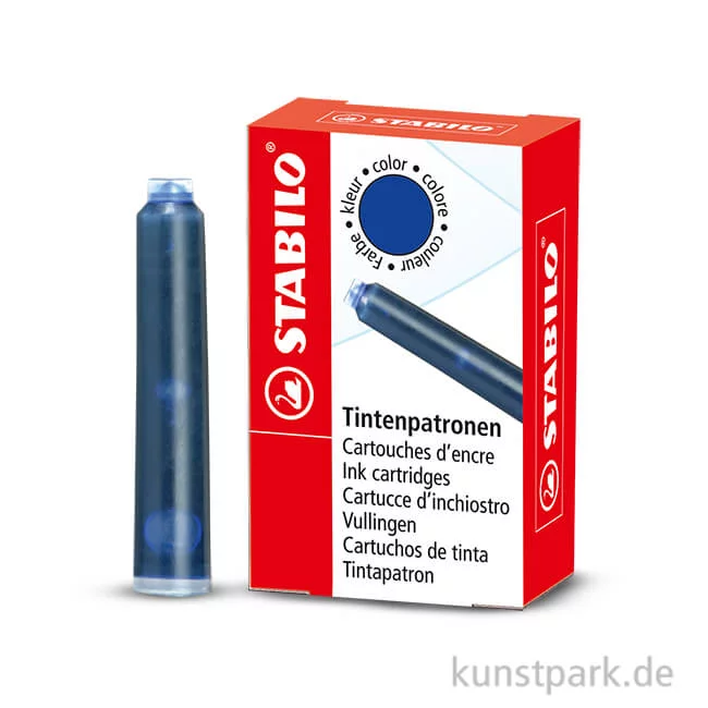 Artikelbild 1 des Artikels “STABILO Tintenpatronen Blau 6er Set “