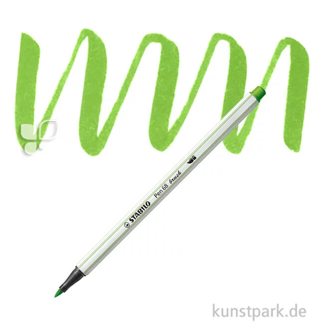 Artikelbild 1 des Artikels “STABILO Pen 68 brush Einzelfarben Filzstift | Laubgrün“