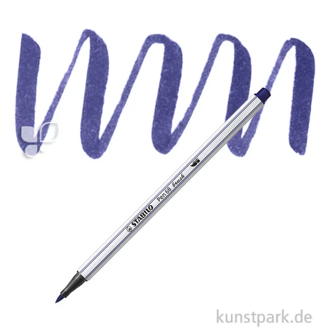 Artikelbild 1 des Artikels “STABILO Pen 68 brush Einzelfarben Filzstift | Preußischblau“