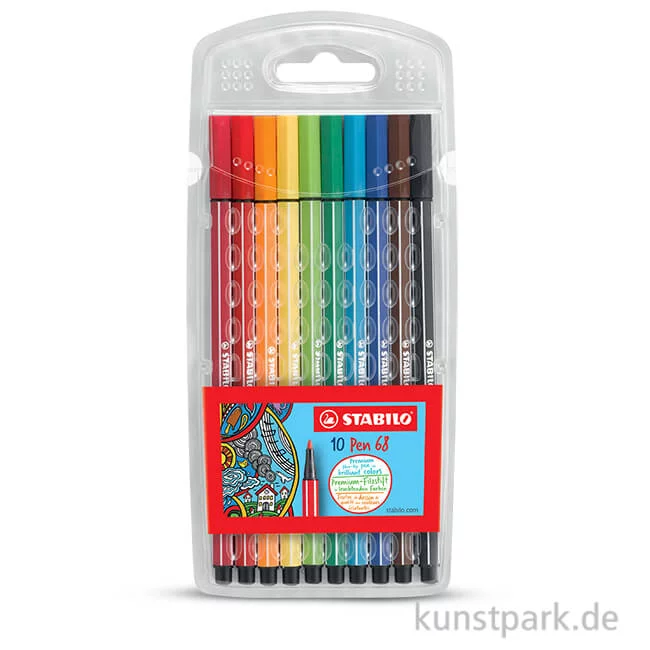 Artikelbild 1 des Artikels “STABILO Pen 68 Filzstift 10er Etui “