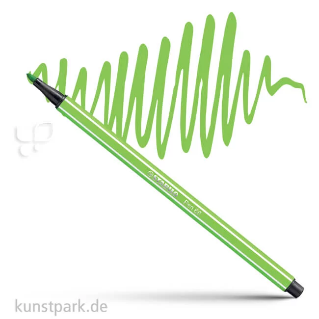 Artikelbild 1 des Artikels “STABILO Pen 68 Filzstift Einzelstift | Hellgrün“