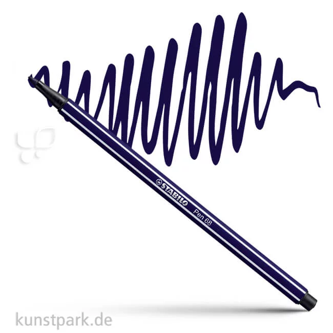Artikelbild 1 des Artikels “STABILO Pen 68 Filzstift Einzelstift | Preußischblau“