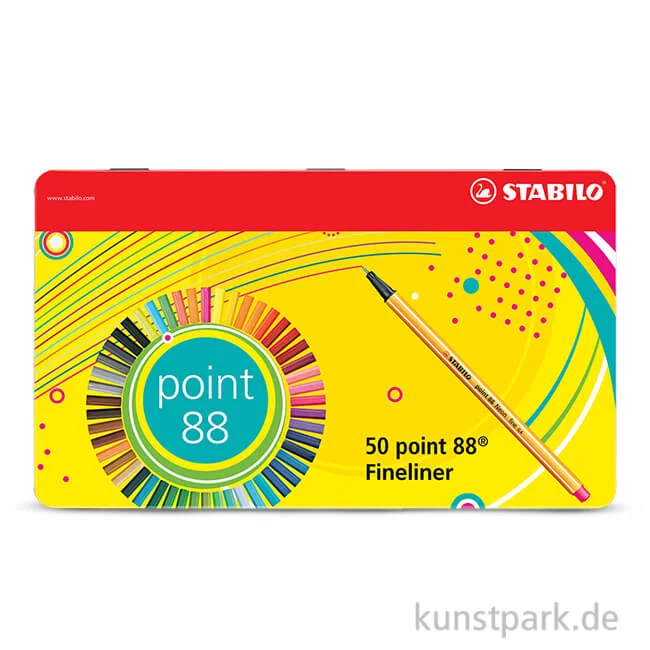 Artikelbild 1 des Artikels “STABILO Point 88 Fineliner 50er Metalletui “