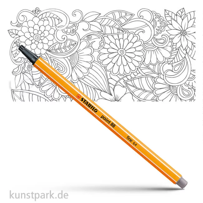 Artikelbild 1 des Artikels “STABILO Point 88 Fineliner Einzelstift | Dunkelgrau“