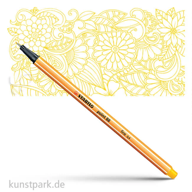 Artikelbild 1 des Artikels “STABILO Point 88 Fineliner Einzelstift | Gelb“