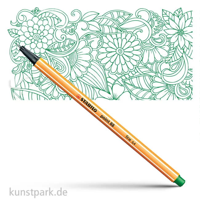 Artikelbild 1 des Artikels “STABILO Point 88 Fineliner Einzelstift | Grün“