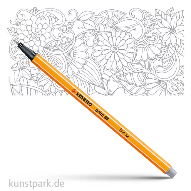 Artikelbild 1 des Artikels “STABILO Point 88 Fineliner Einzelstift | Mittelgrau“