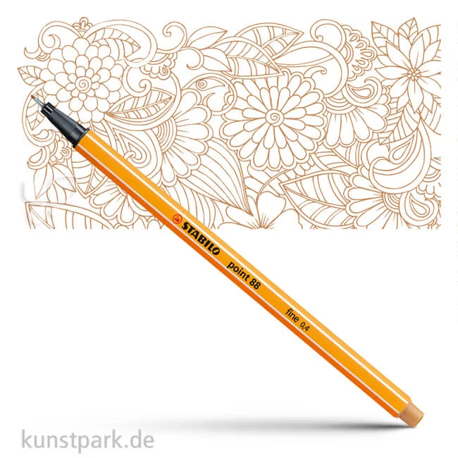 Artikelbild 1 des Artikels “STABILO Point 88 Fineliner Einzelstift | Ocker Dunkel“