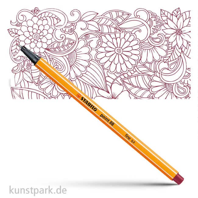 Artikelbild 1 des Artikels “STABILO Point 88 Fineliner Einzelstift | Purpur“