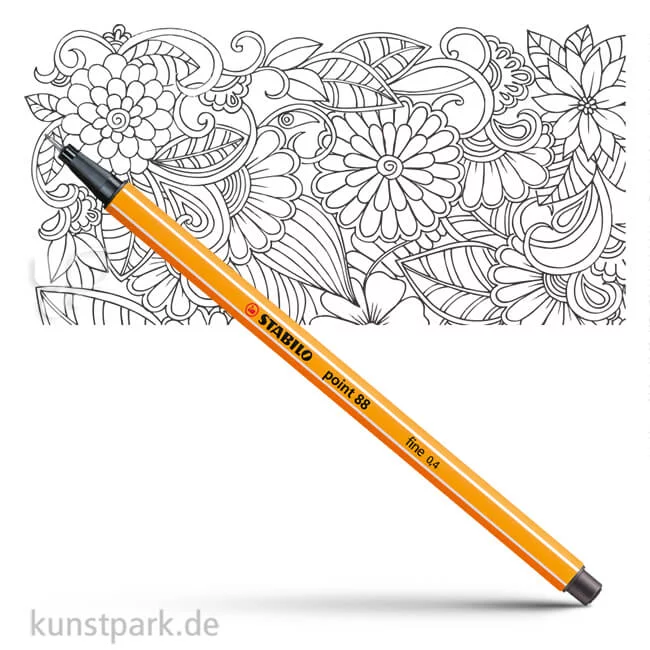 Artikelbild 1 des Artikels “STABILO Point 88 Fineliner Einzelstift | Schwarzgrau“