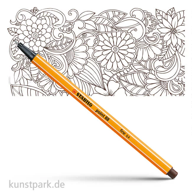 Artikelbild 1 des Artikels “STABILO Point 88 Fineliner Einzelstift | Umbra“