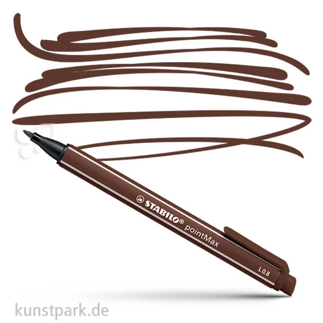 Artikelbild 1 des Artikels “STABILO pointMax Filzschreiber Einzelstift | Braun“