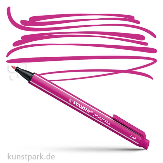 Artikelbild 1 des Artikels “STABILO pointMax Filzschreiber Einzelstift | Rosa“