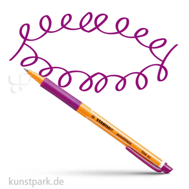 Artikelbild 1 des Artikels “STABILO pointVisco Tintenroller Einzelstift | Lila“