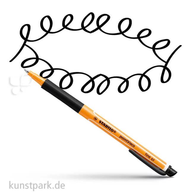 Artikelbild 1 des Artikels “STABILO pointVisco Tintenroller Einzelstift | Schwarz“