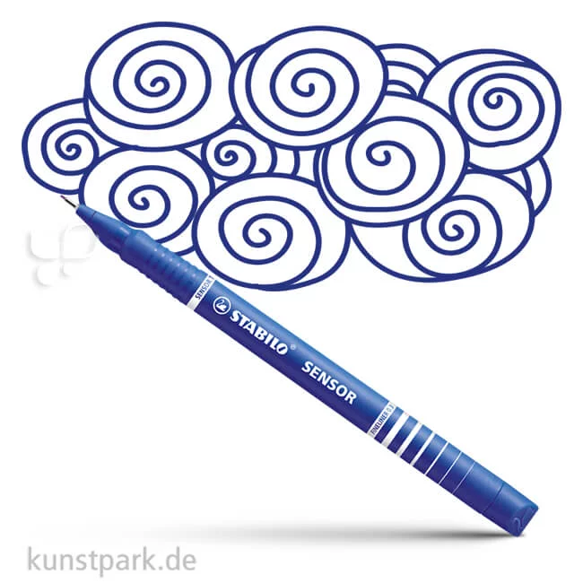 Artikelbild 1 des Artikels “STABILO Sensor Fineliner Einzelstift | Blau“