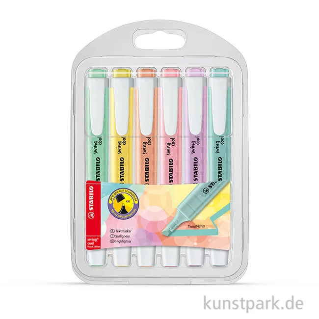 Artikelbild 1 des Artikels “STABILO swing cool Pastell Edition, 6er Etui “