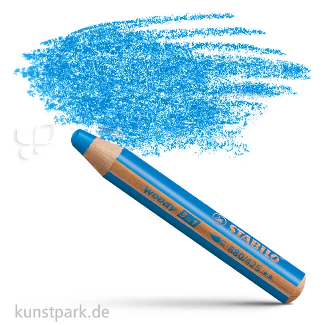 Artikelbild 1 des Artikels “STABILO woody 3 in 1 Farbstift Einzelstift | Kobaltblau“