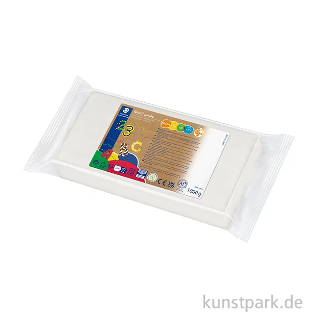 Artikelbild 1 des Artikels “Staedtler Noris Jumbo Plastilin-Knete, Weiß, 1 kg “
