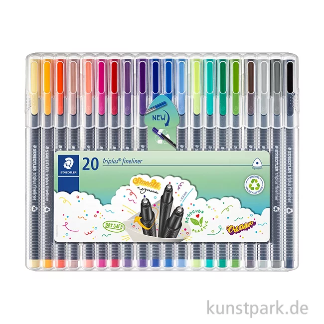 Artikelbild 1 des Artikels “STAEDTLER triplus Fineliner 20er Set im Kunststoffetui “