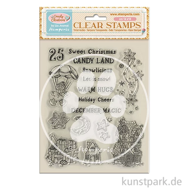 Artikelbild 1 des Artikels “Stamperia Acrylic Stamps - Candy Christmas Candy Land “