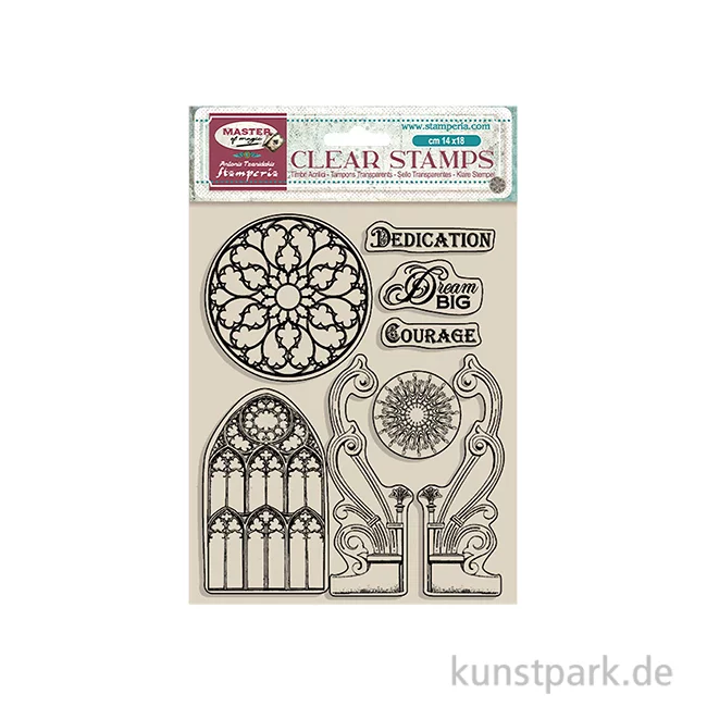 Artikelbild 1 des Artikels “Stamperia Acrylic Stamps - Master of Magic Gothic Elements “