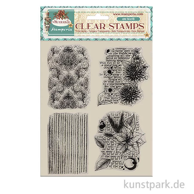 Artikelbild 1 des Artikels “Stamperia Acrylic Stamps - The Nutcracker Poinsettia “