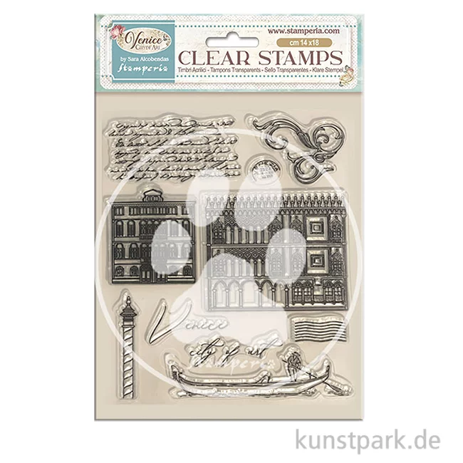 Artikelbild 1 des Artikels “Stamperia Acrylic Stamps - Venice City of Art Elements “