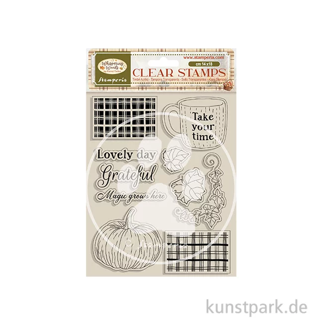 Artikelbild 1 des Artikels “Stamperia Acrylic Stamps - Whispering Woods Cup Pumpkin “
