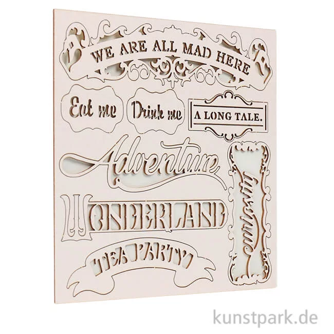 Artikelbild 1 des Artikels “Stamperia Decorativ Chips - Alice Frames, 14 x 14 cm “