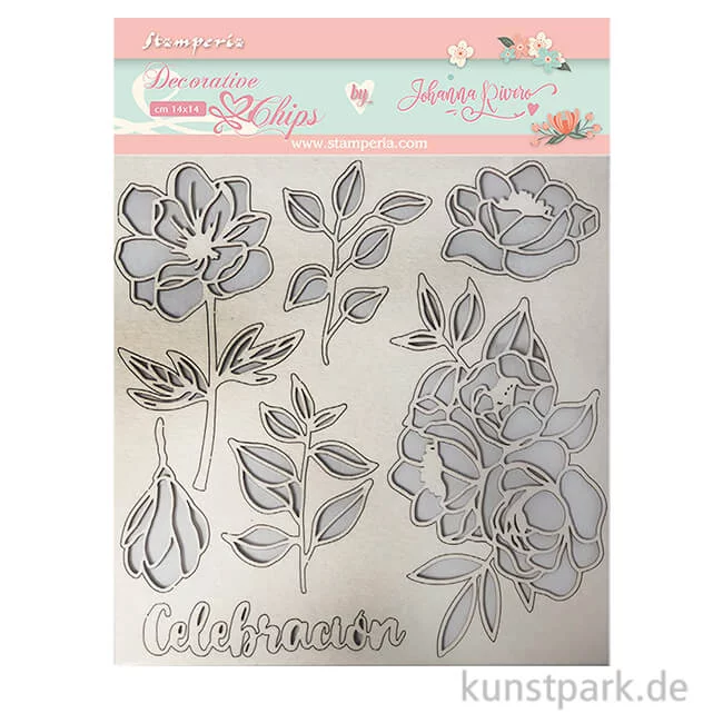 Artikelbild 1 des Artikels “Stamperia Decorativ Chips - Celebration, 14 x 14 cm “