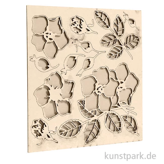 Artikelbild 1 des Artikels “Stamperia Decorativ Chips - Romantic Christmas Flower, 14 x 14 cm “