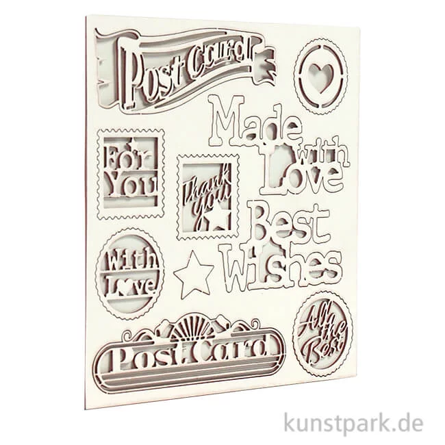 Artikelbild 1 des Artikels “Stamperia Decorativ Chips - Romantic Christmas Postcard, 14 x 14 cm “