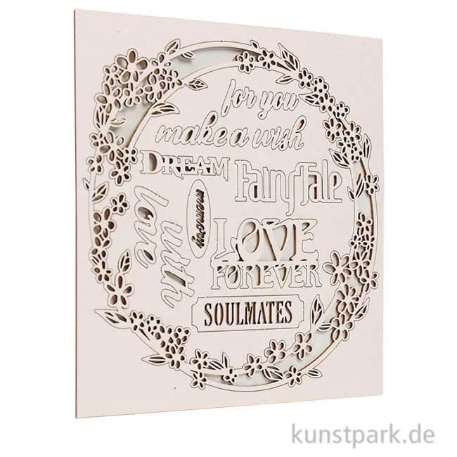 Artikelbild 1 des Artikels “Stamperia Decorativ Chips - Sleeping Beauty Garland Love, 14 x 14 cm “