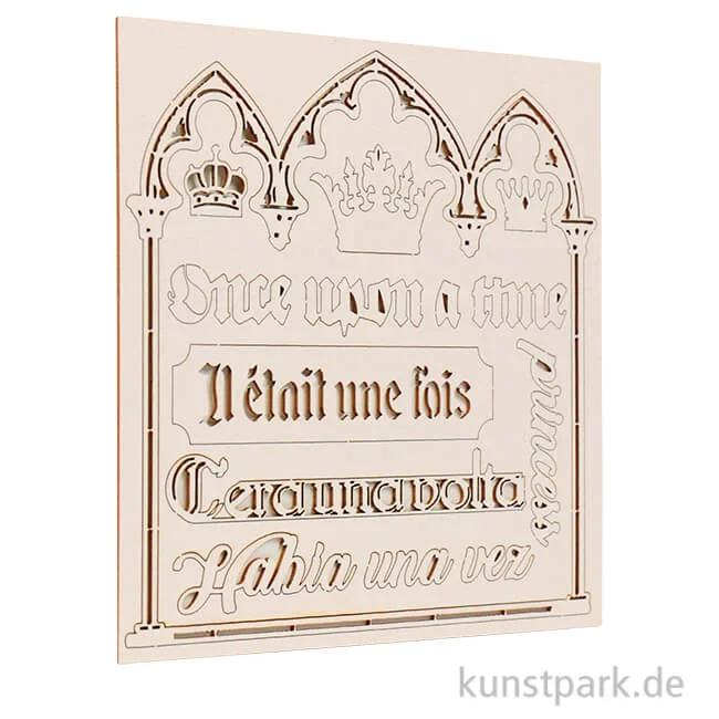 Artikelbild 1 des Artikels “Stamperia Decorativ Chips - Sleeping Beauty Quotes, 14 x 14 cm “